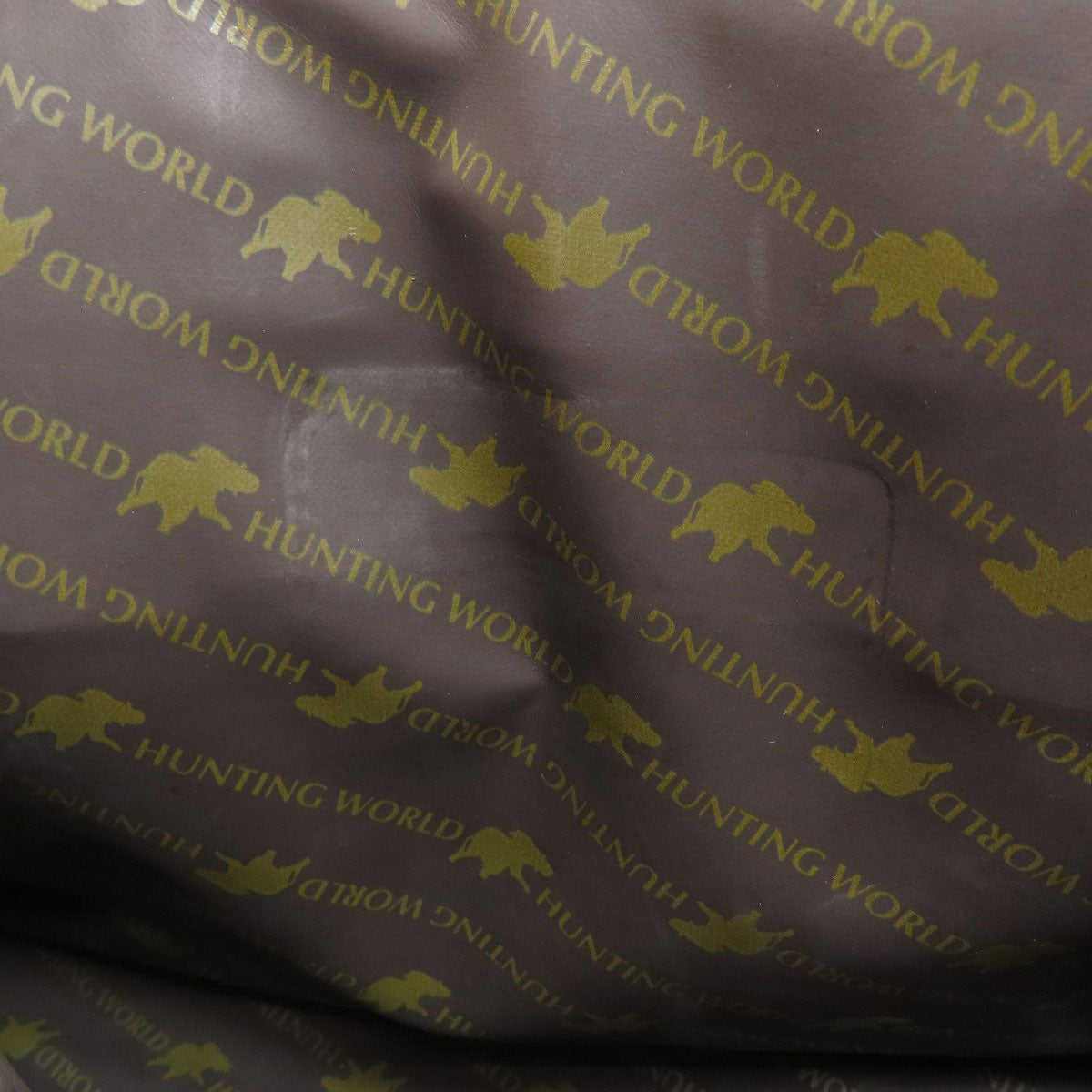 HUNTING WORLD logo Handbag Canvas Ladies [Used]
