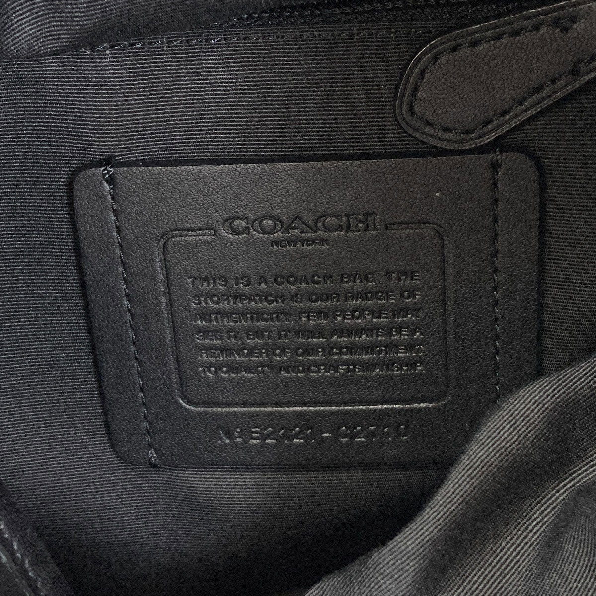 COACH logo Backpack Â· Daypack Leather mens [Used]