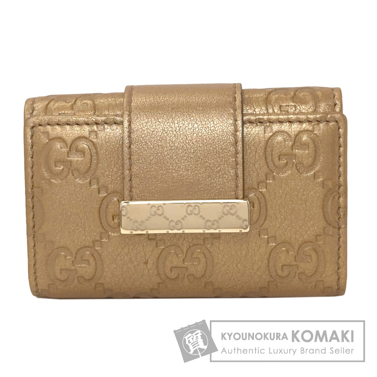 GUCCI 212098 GG signature guccissima key holder Leather Ladies [Used]