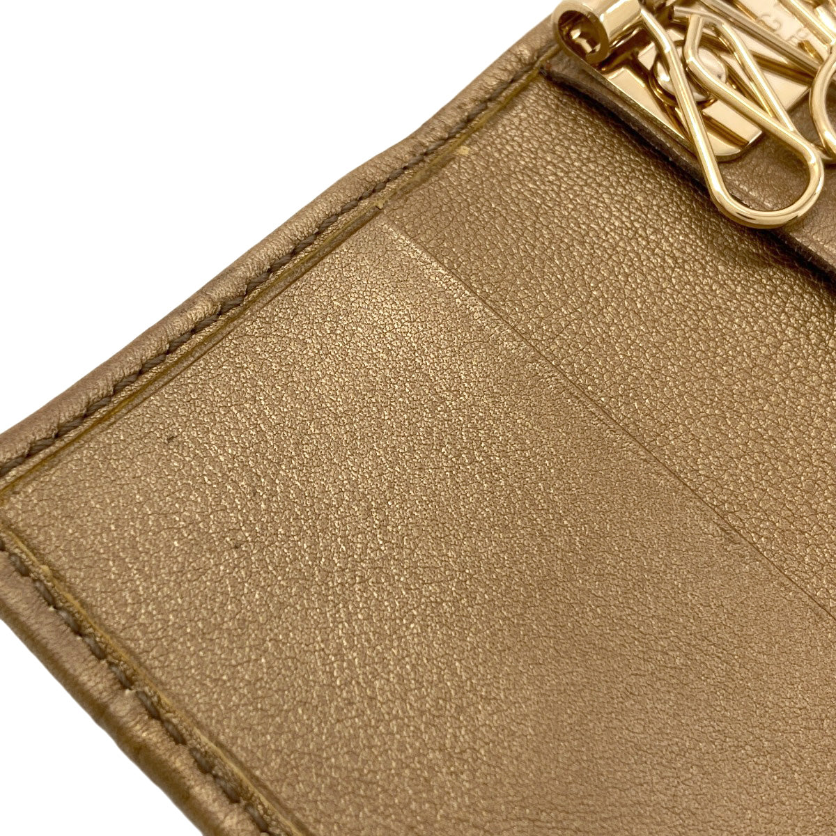 GUCCI 212098 GG signature guccissima key holder Leather Ladies [Used]