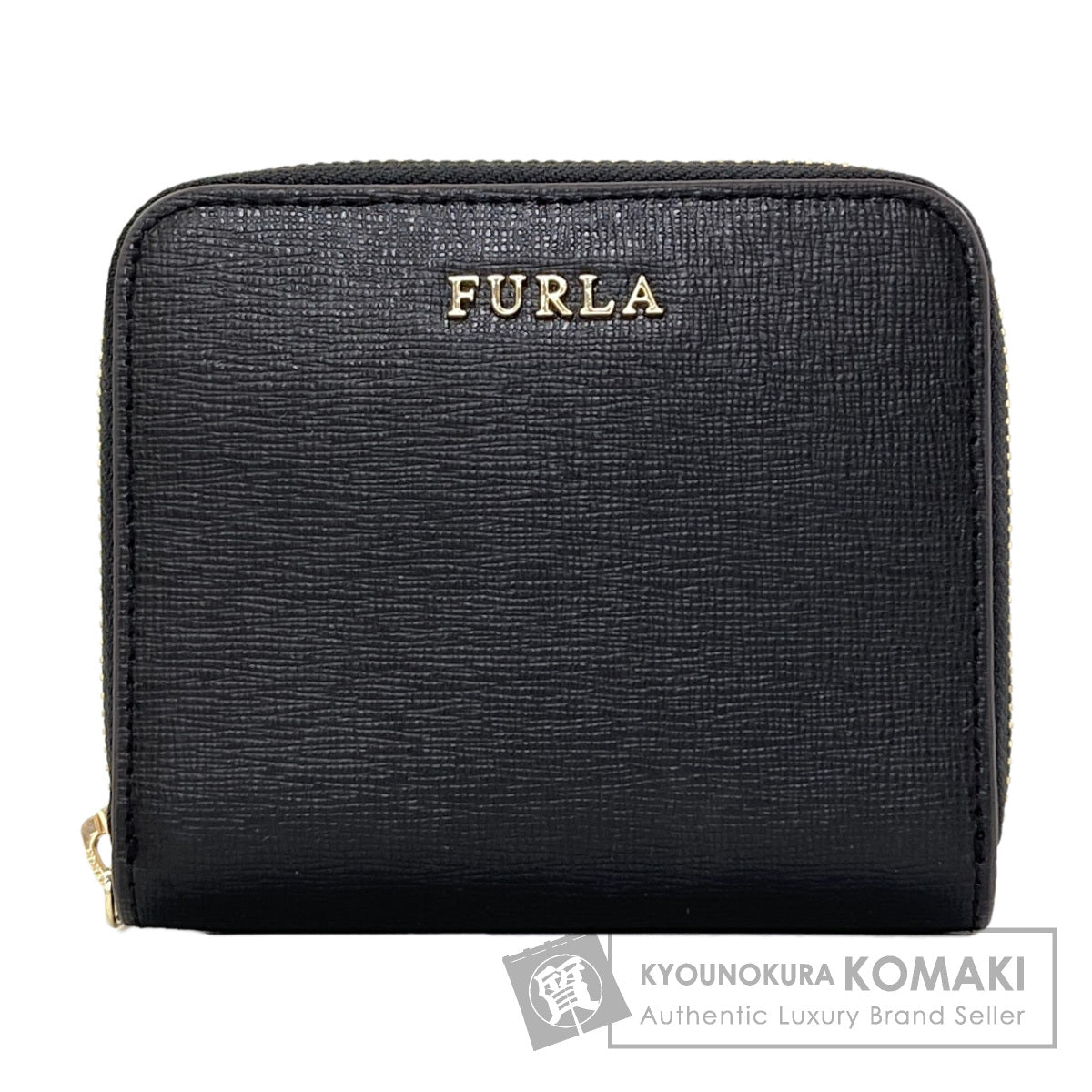 Furla logo Bifold Wallet with Coin Pocket PVC Ladies [Used]
