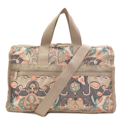 LeSportsac Ribbon, Compass, Anchor (2-way design) Boston bag Nylon Ladies [Used]