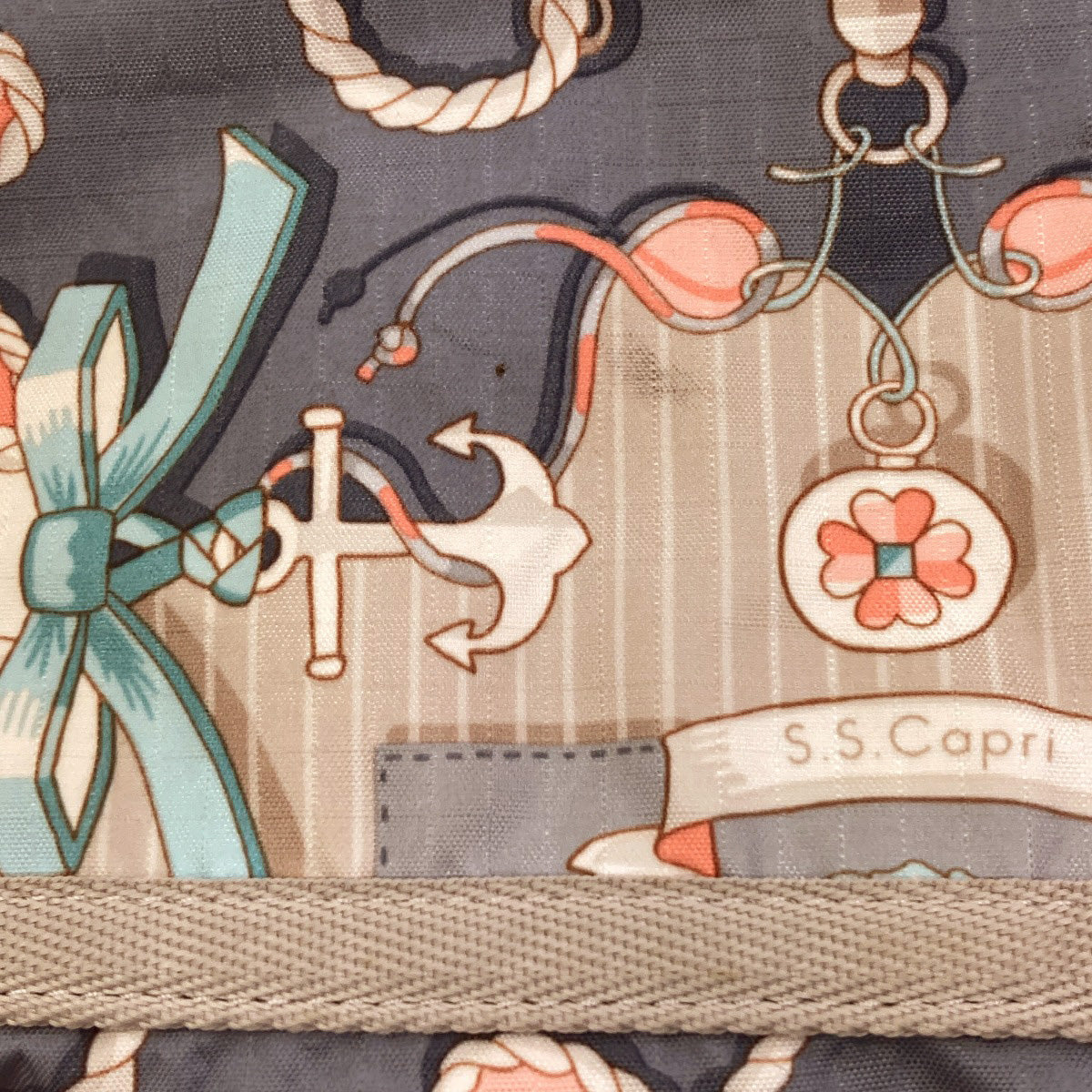LeSportsac Ribbon, Compass, Anchor (2-way design) Boston bag Nylon Ladies [Used]