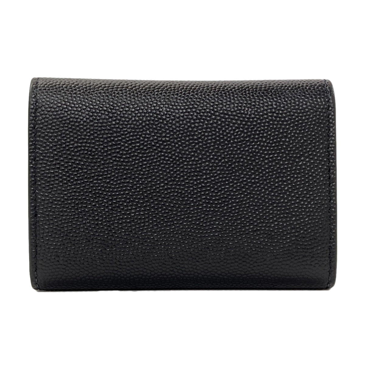 SAINT LAURENT logo key holder Leather Ladies [Used]
