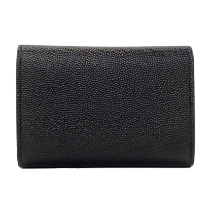 SAINT LAURENT logo key holder Leather Ladies [Used]
