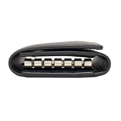 SAINT LAURENT logo key holder Leather Ladies [Used]
