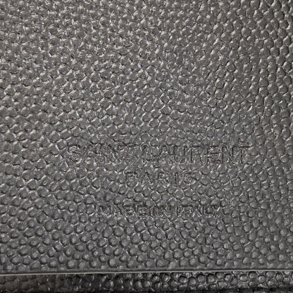 SAINT LAURENT logo key holder Leather Ladies [Used]