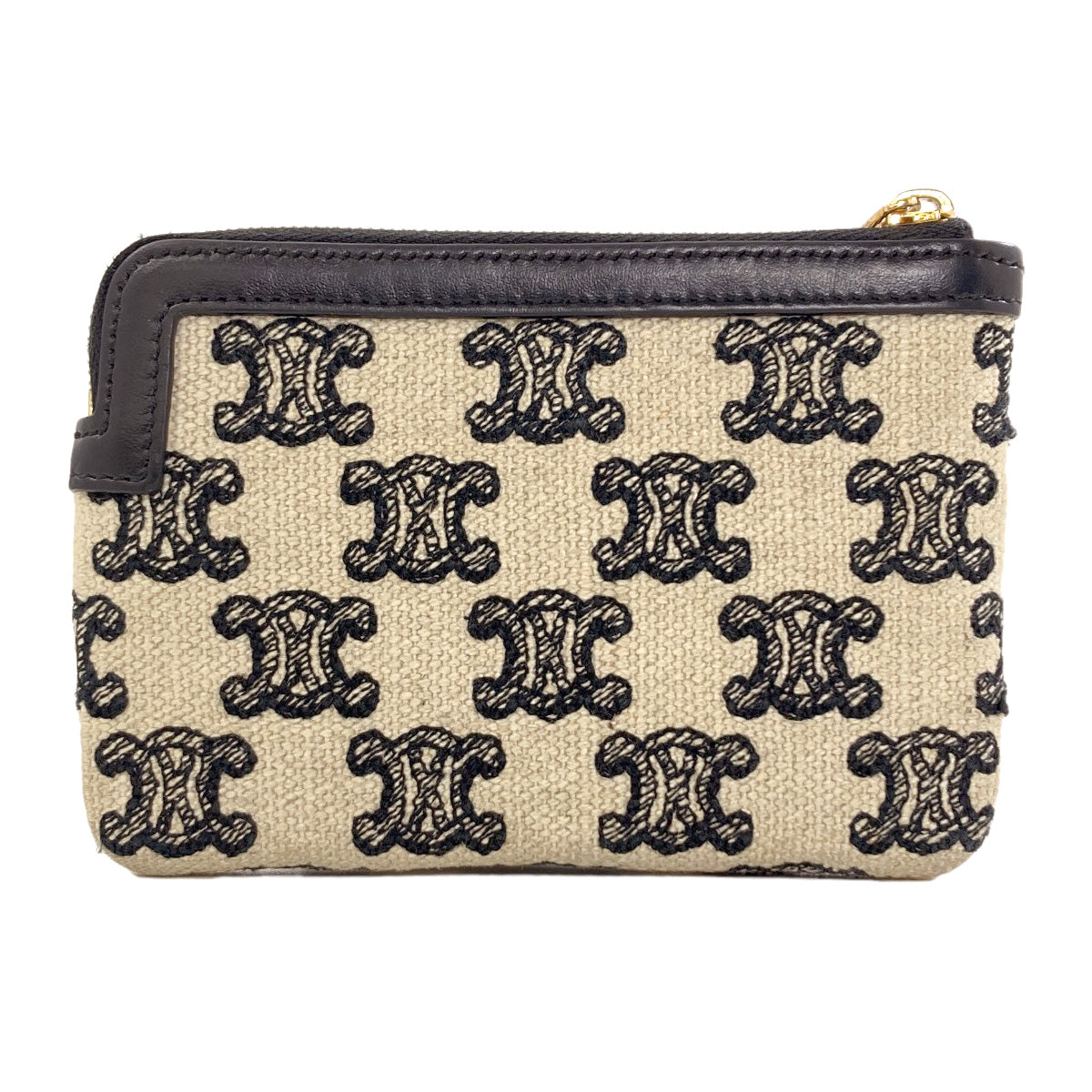 CELINE Triomphe coin purse Canvas Ladies [Used]