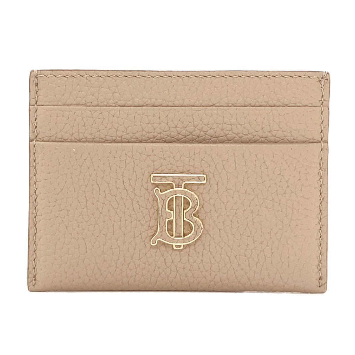 BURBERRY logo Card Case Leather Ladies [Used]