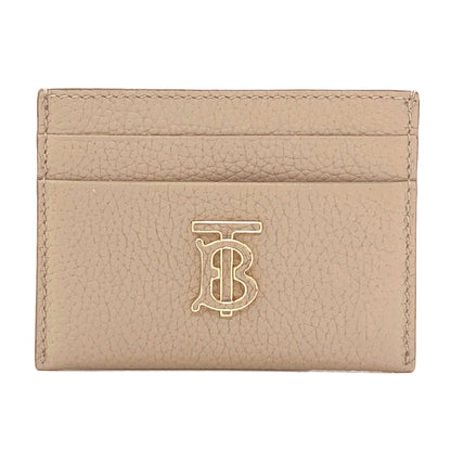 BURBERRY logo Card Case Leather Ladies [Used]
