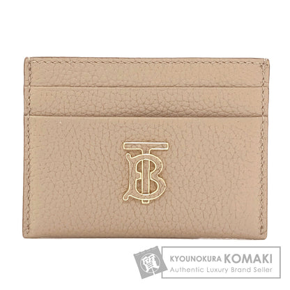 BURBERRY logo Card Case Leather Ladies [Used]