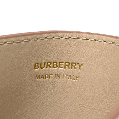 BURBERRY logo Card Case Leather Ladies [Used]