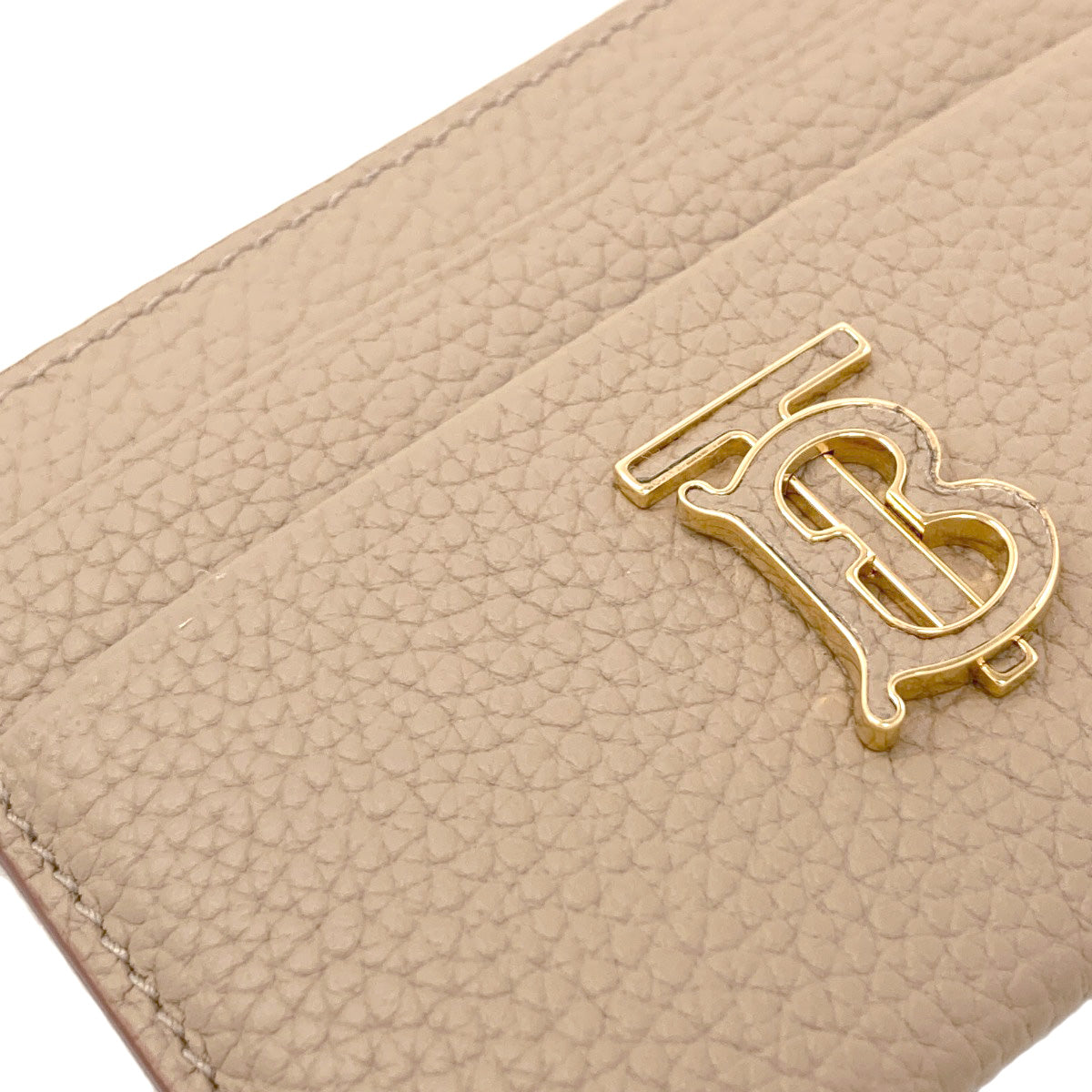 BURBERRY logo Card Case Leather Ladies [Used]