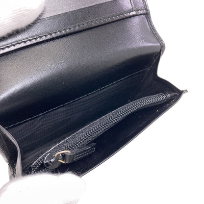 GUCCI 030・204249・16510 logo Card Case Leather Ladies [Used]