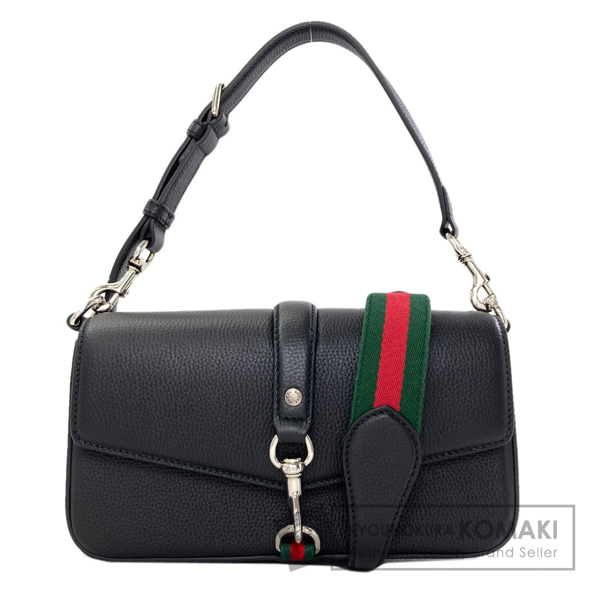 GUCCI 821623 2WAY Shoulder Bag Calf Ladies [Used]