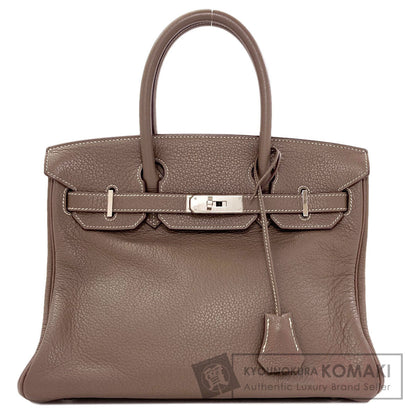 HERMES Birkin 30 Etoupe SilverHardware Handbag Togo Ladies [Used]