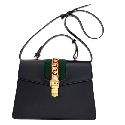 GUCCI 431665 Sylvie 2WAY Handbag Leather Ladies [Used]