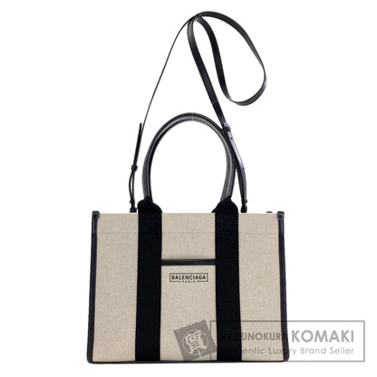 BALENCIAGA 671402 Hardware Small 2WAY Handbag Canvas Ladies [Used]