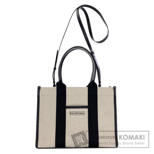 BALENCIAGA 671402 Hardware Small 2WAY Handbag Canvas Ladies [Used]