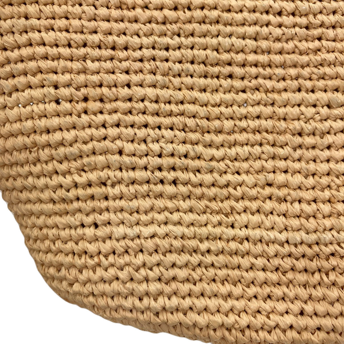 LOEWE Slit Pochette Shoulder Bag Raffia Ladies [Used]