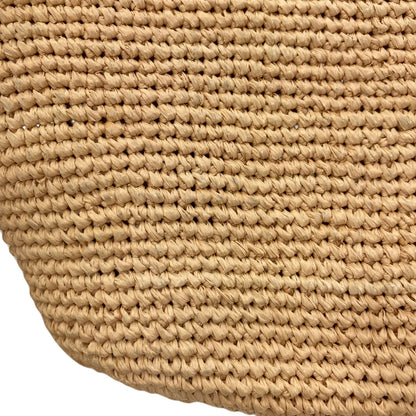 LOEWE Slit Pochette Shoulder Bag Raffia Ladies [Used]