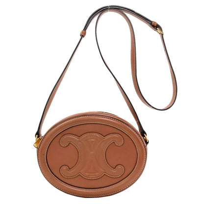 CELINE Oval Purse Cuir Triomphe Shoulder Bag Calf Ladies [Used]