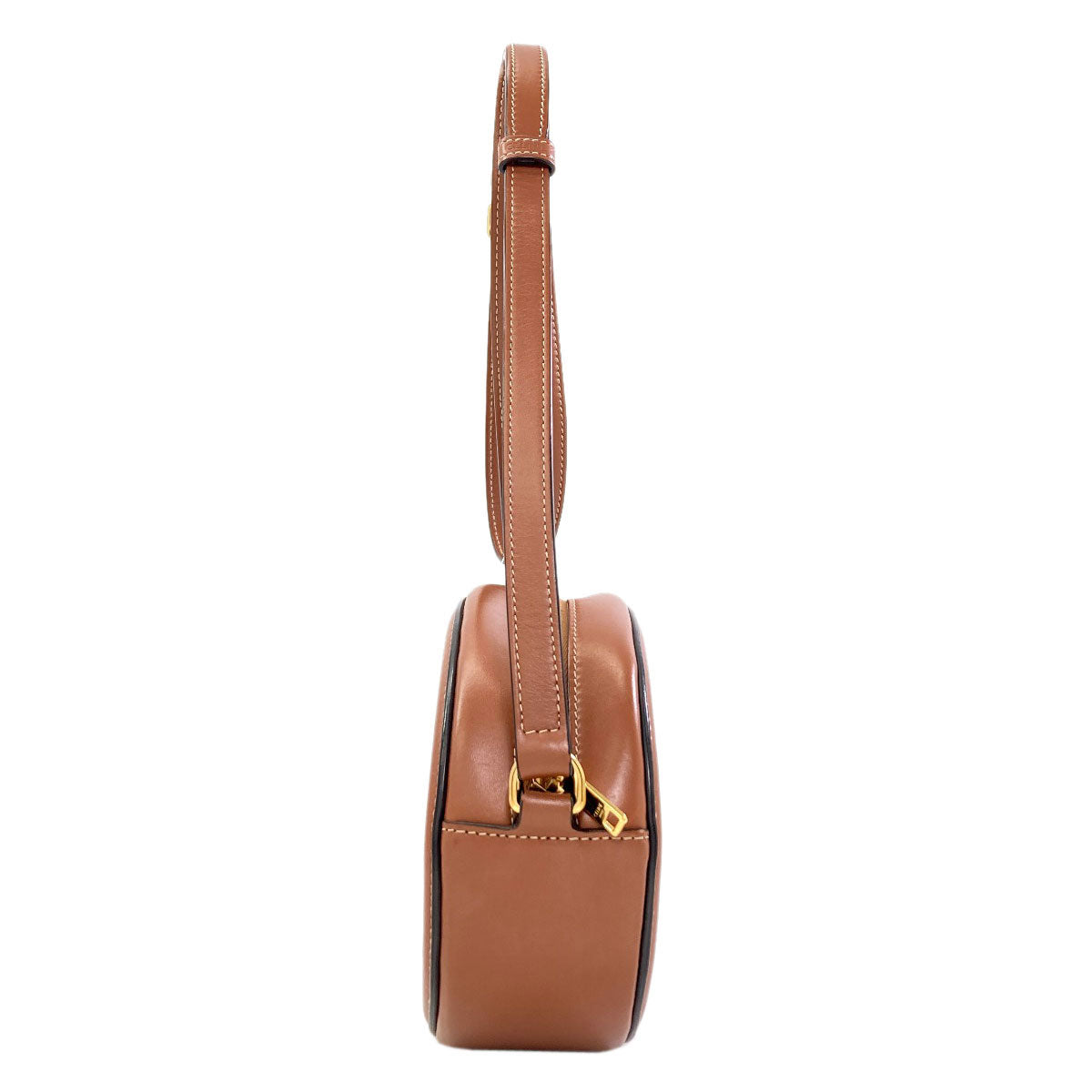 CELINE Oval Purse Cuir Triomphe Shoulder Bag Calf Ladies [Used]