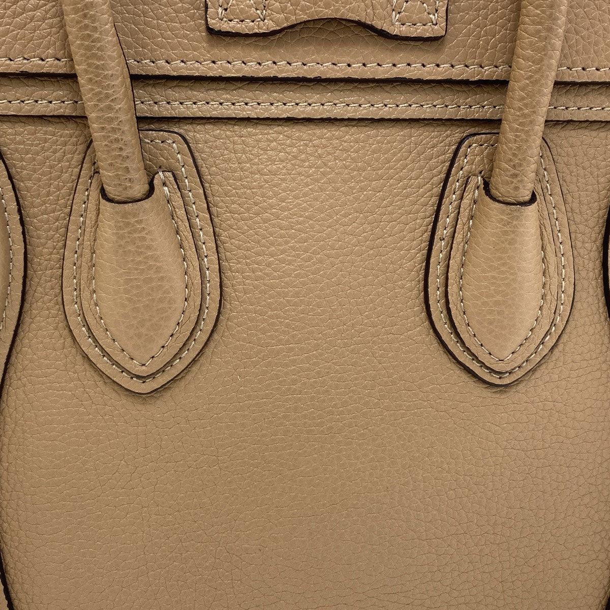 CELINE Luggage nano 2 WAY Handbag Calf Ladies [Used]