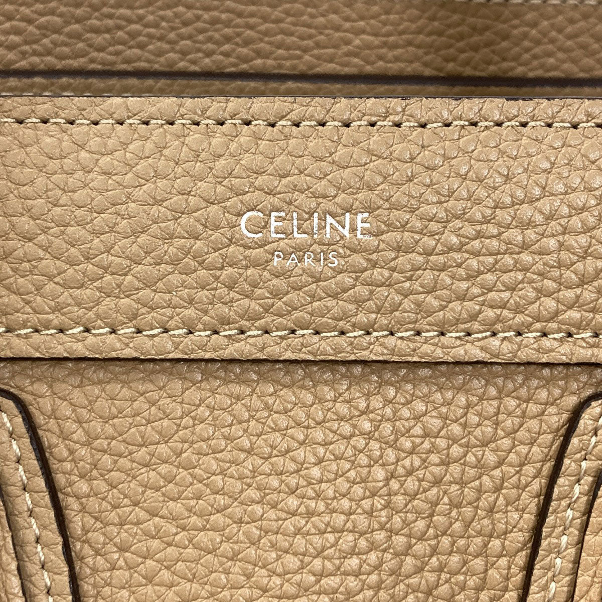 CELINE Luggage nano 2 WAY Handbag Calf Ladies [Used]