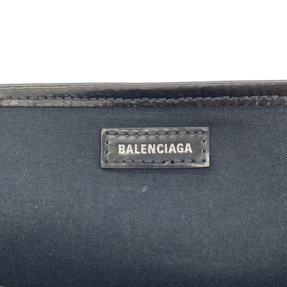 BALENCIAGA 339933 NAVY CABAS Tote Bag Canvas Ladies [Used]