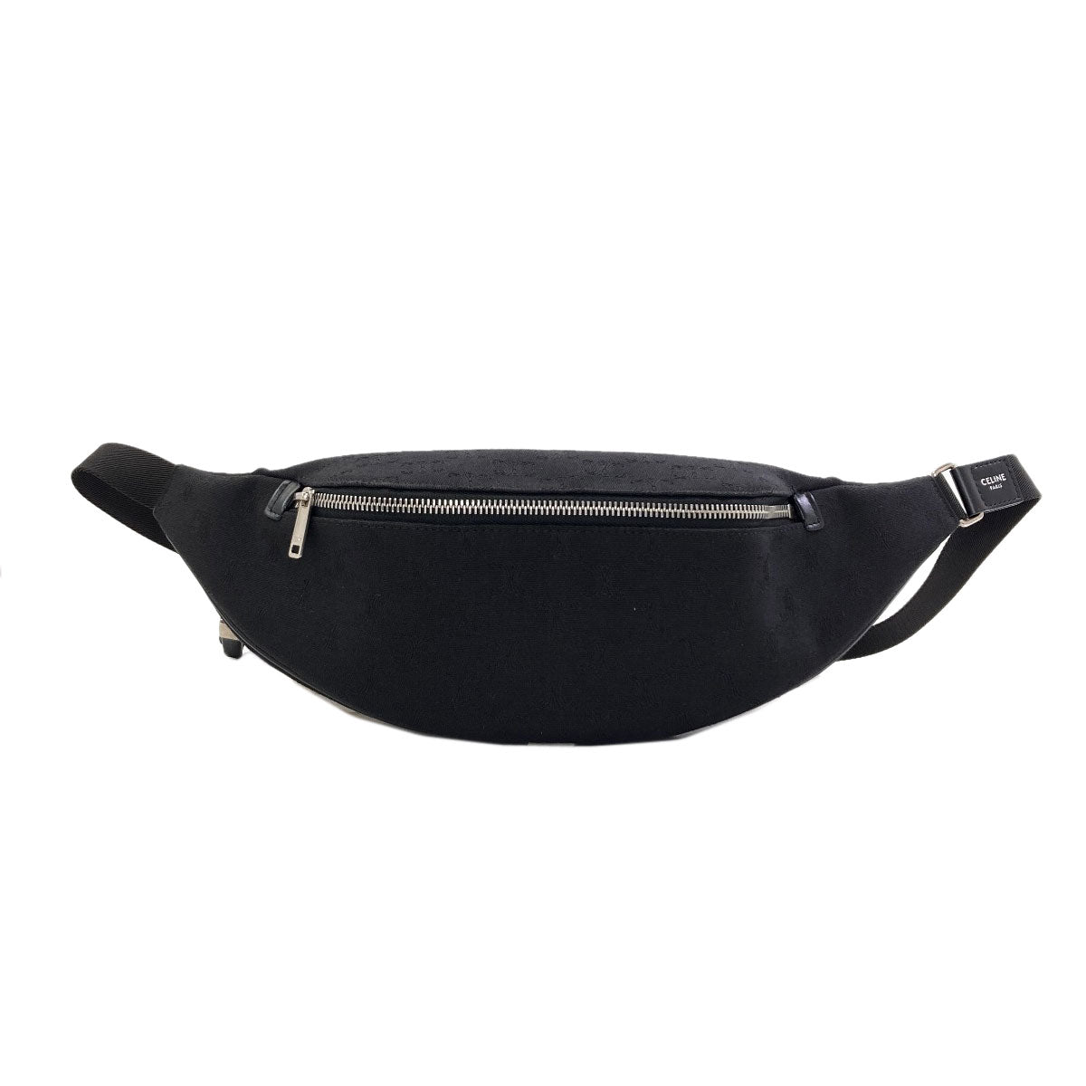 CELINE Triomphe Jacquard body bag Canvas Ladies [Used]