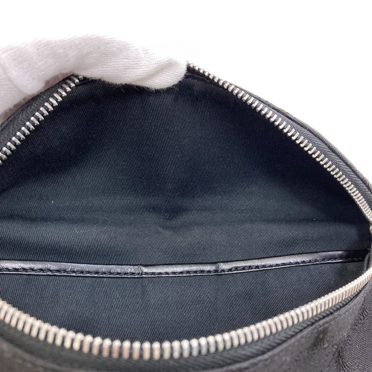 CELINE Triomphe Jacquard body bag Canvas Ladies [Used]