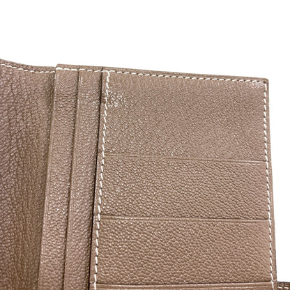 HERMES Bearn soufflet etope SilverHardware Long wallet (with coin pocket) Chevre Ladies [Used]