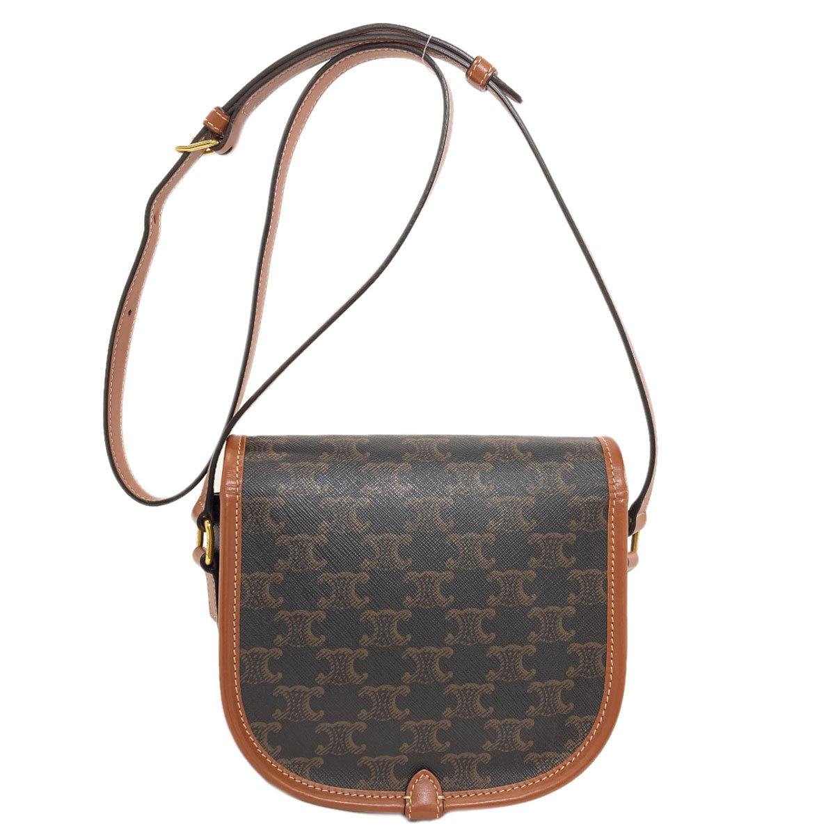 CELINE Long Shoulder Triomphe Shoulder Bag PVC Ladies [Used]