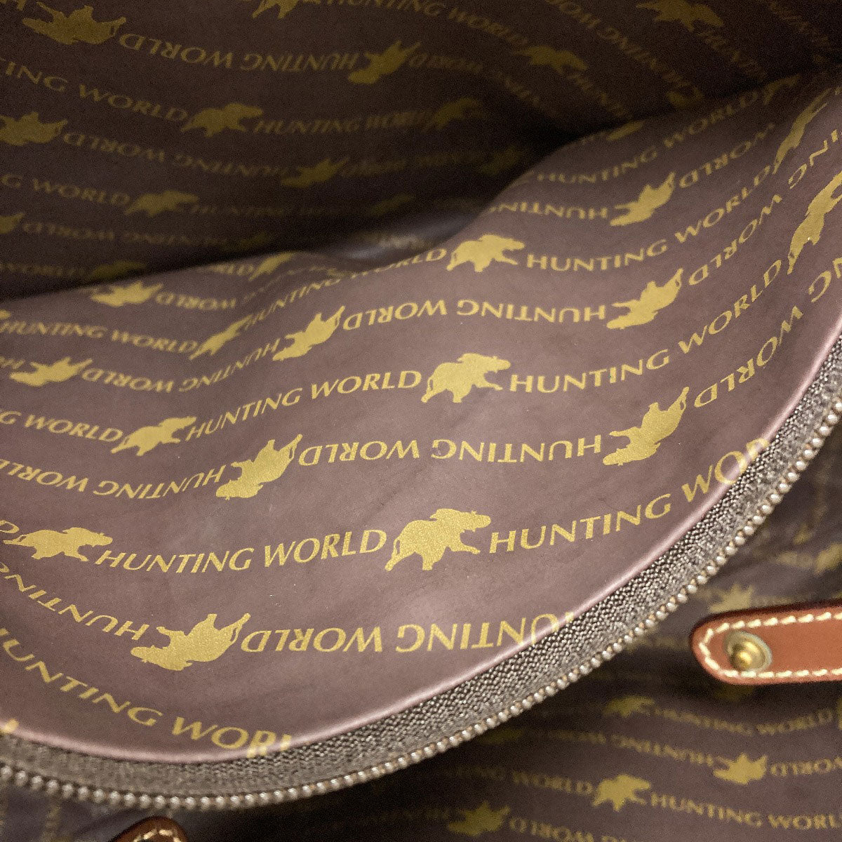 HUNTING WORLD logo Tote Bag Canvas Ladies [Used]