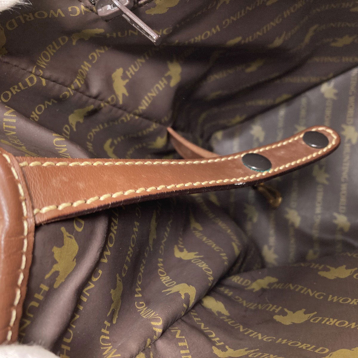 HUNTING WORLD logo Tote Bag Canvas Ladies [Used]