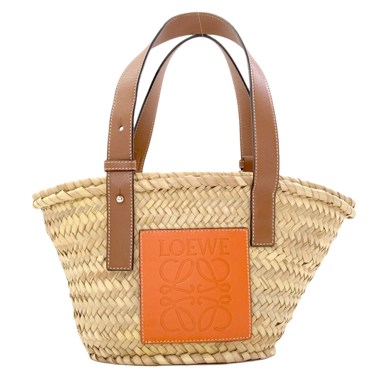 LOEWE Basket bag small Handbag Calf Palm leafLadies [Used]