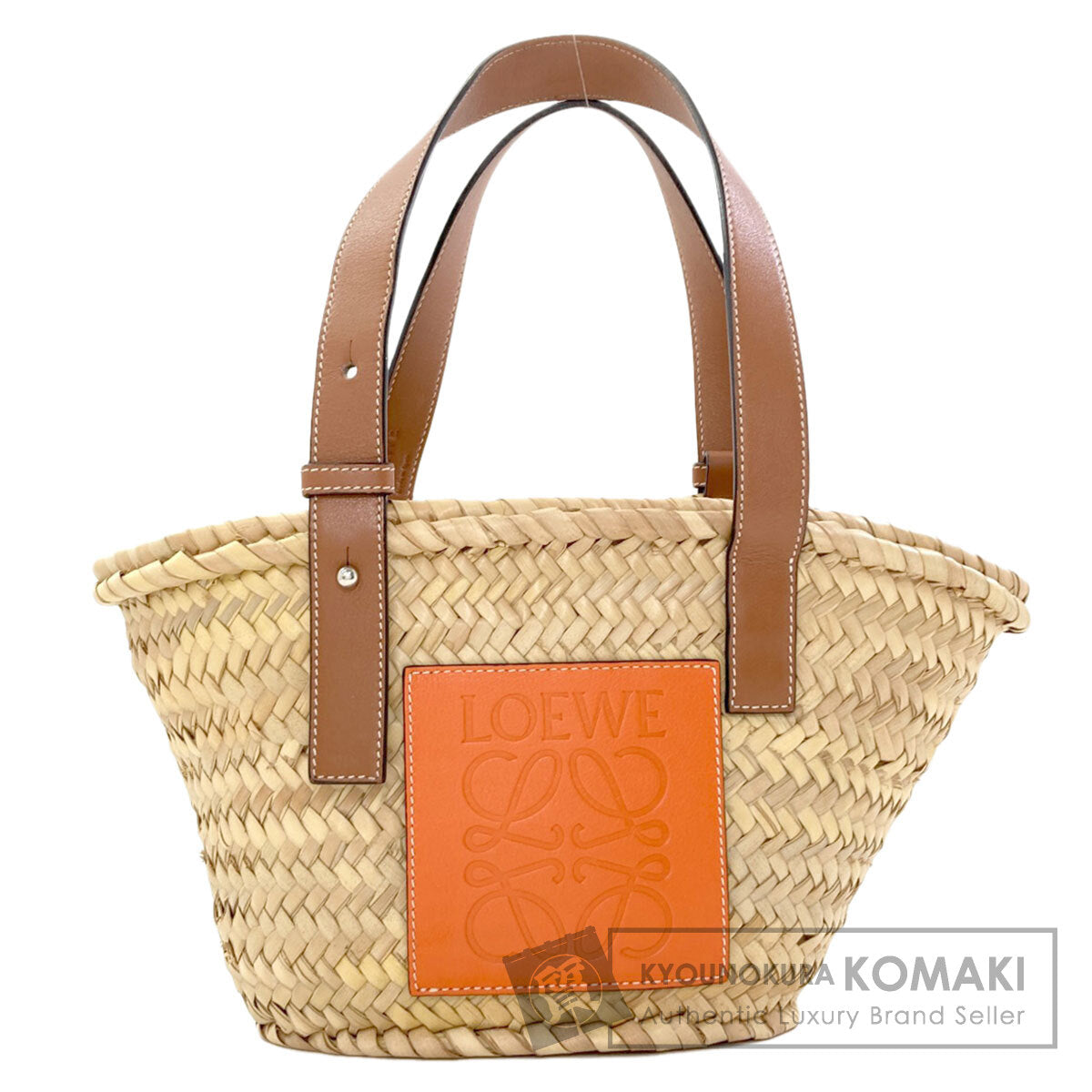 LOEWE Basket bag small Handbag Calf Palm leafLadies [Used]