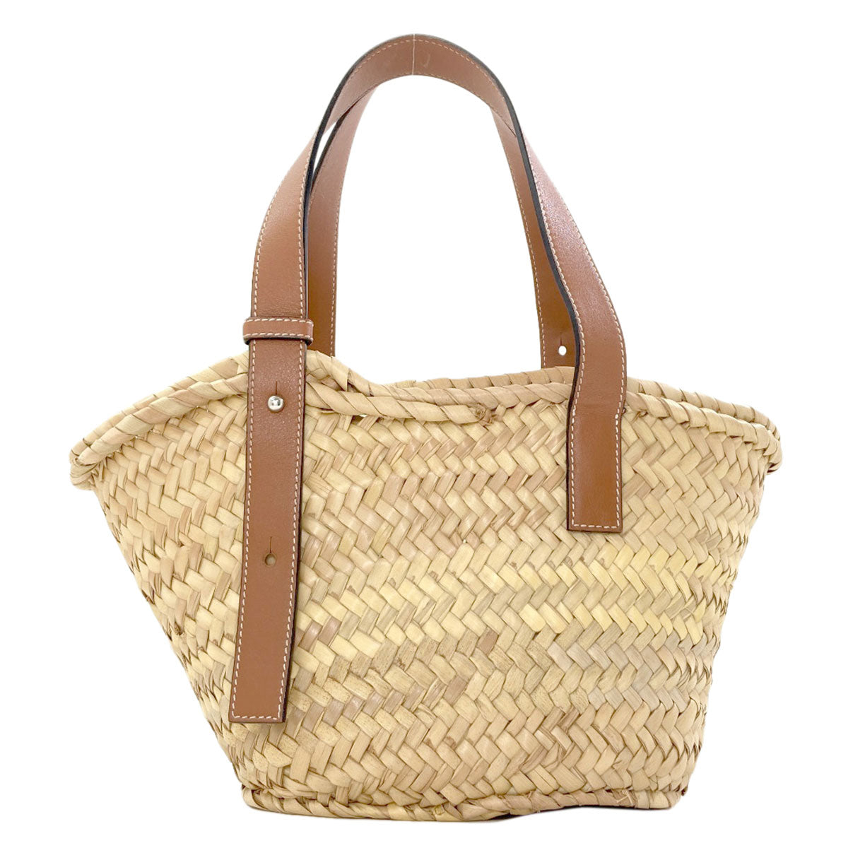LOEWE Basket bag small Handbag Calf Palm leafLadies [Used]