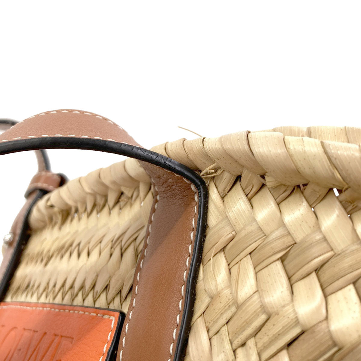LOEWE Basket bag small Handbag Calf Palm leafLadies [Used]