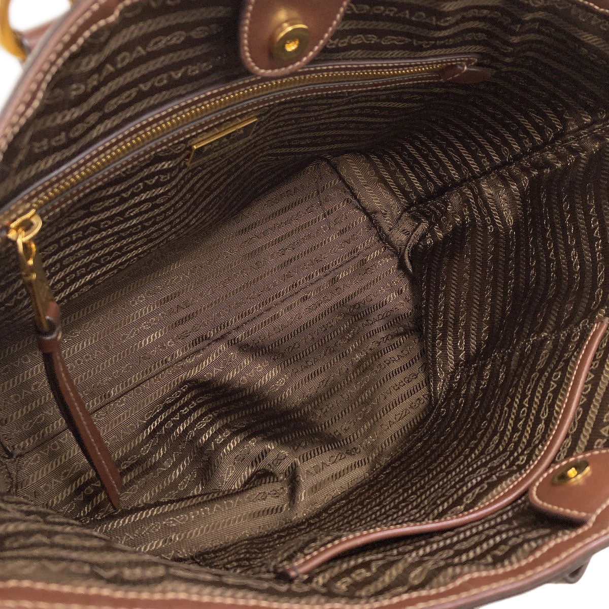PRADA Fiocco Tote Bag Canvas Ladies [Used]