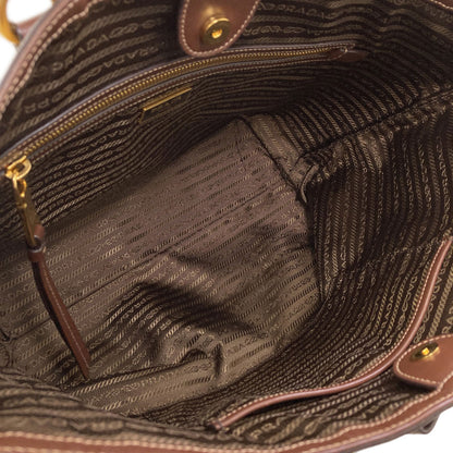 PRADA Fiocco Tote Bag Canvas Ladies [Used]