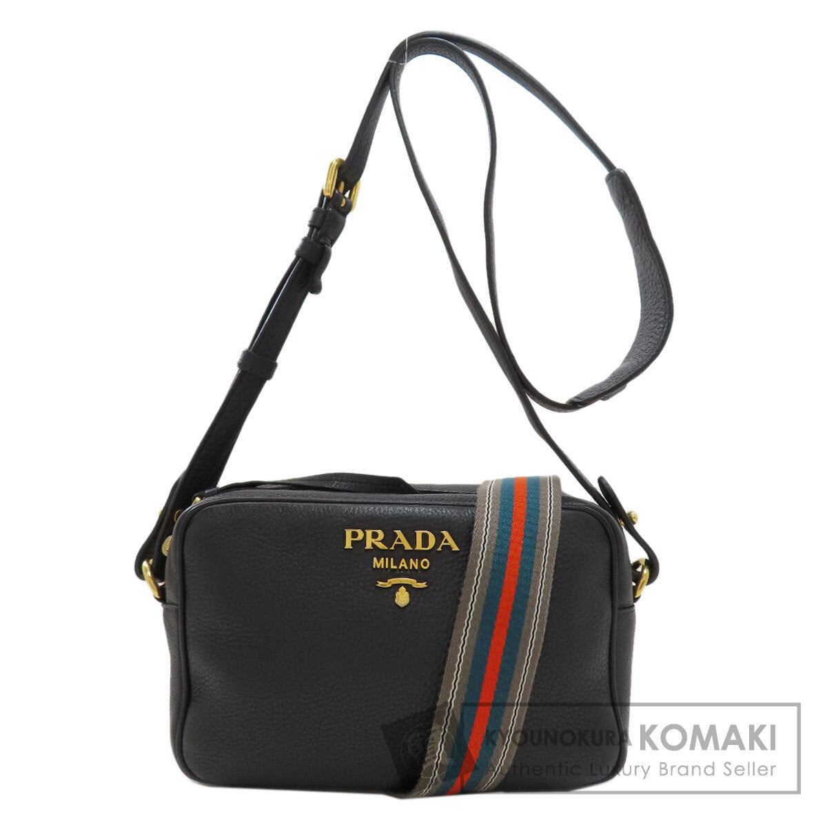 PRADA 1BH093 logo Shoulder Bag Calf Ladies [Used]