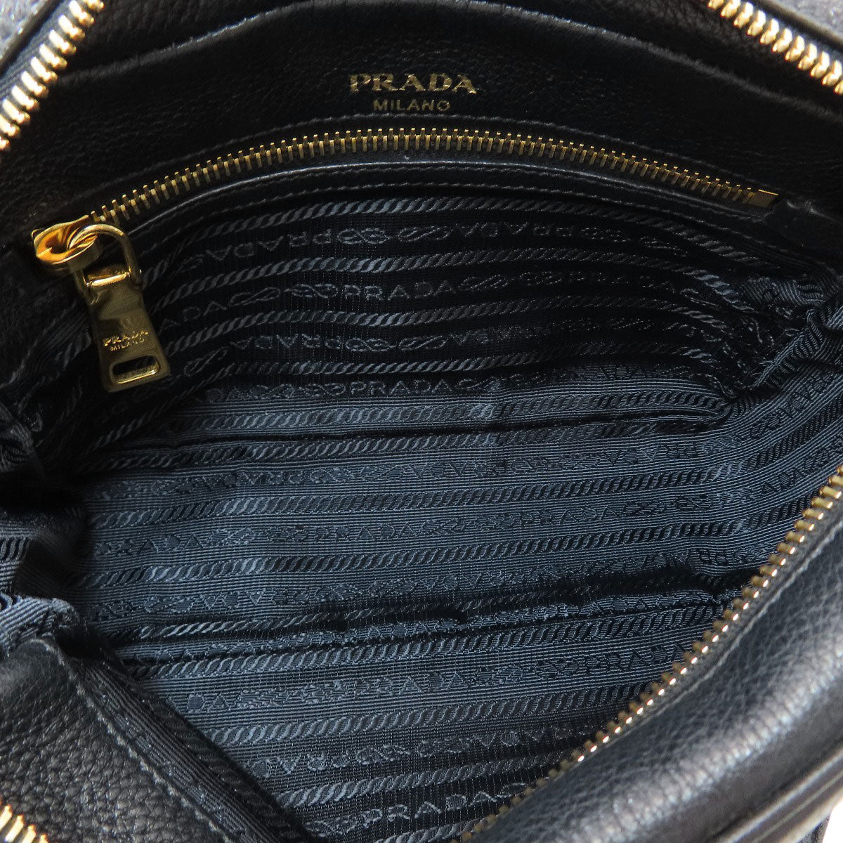 PRADA 1BH093 logo Shoulder Bag Calf Ladies [Used]