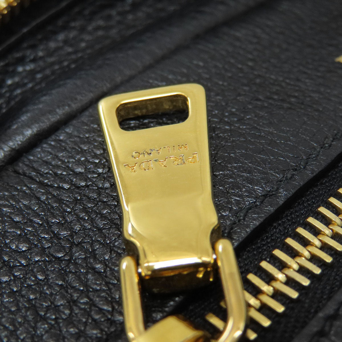 PRADA 1BH093 logo Shoulder Bag Calf Ladies [Used]