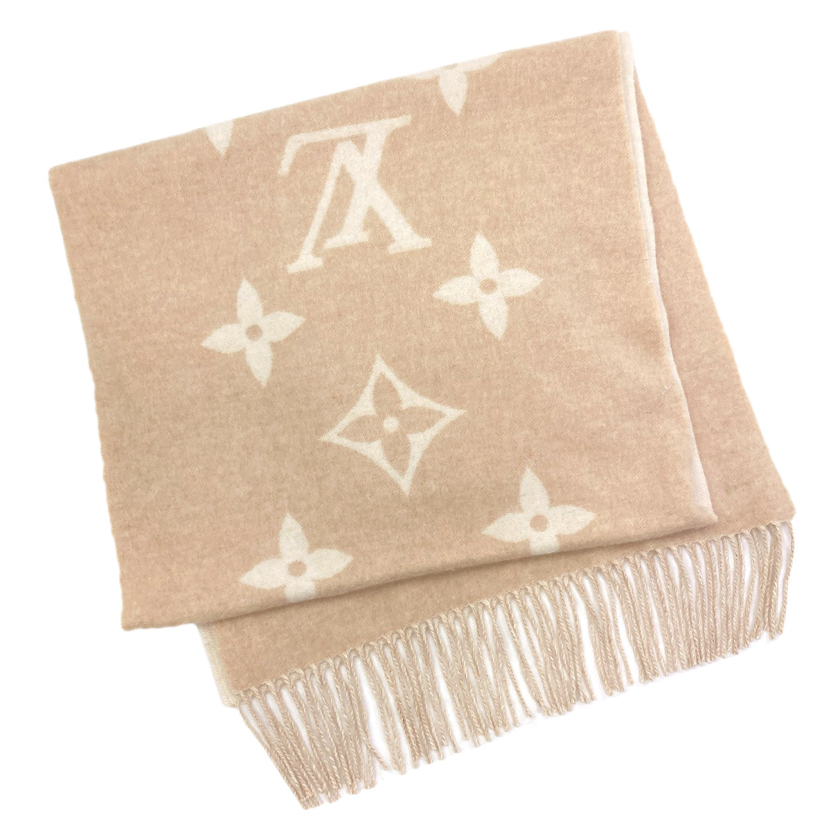LOUIS VUITTON M74354 Muffler Cold Reykjavik Scarf Cashmere Ladies [Used]