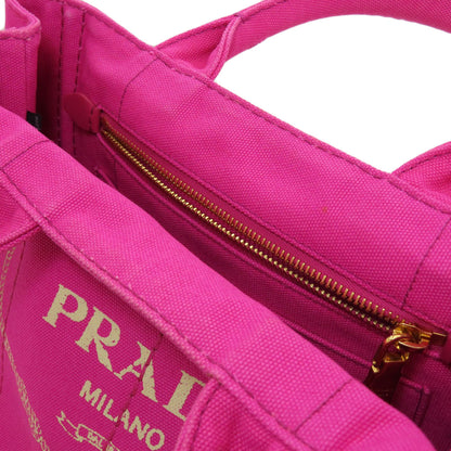 PRADA 1BG439 Canapa Mini 2WAY Handbag Canvas Ladies [Used]