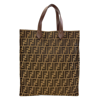 FENDI Zucca pattern Tote Bag Canvas Ladies [Used]