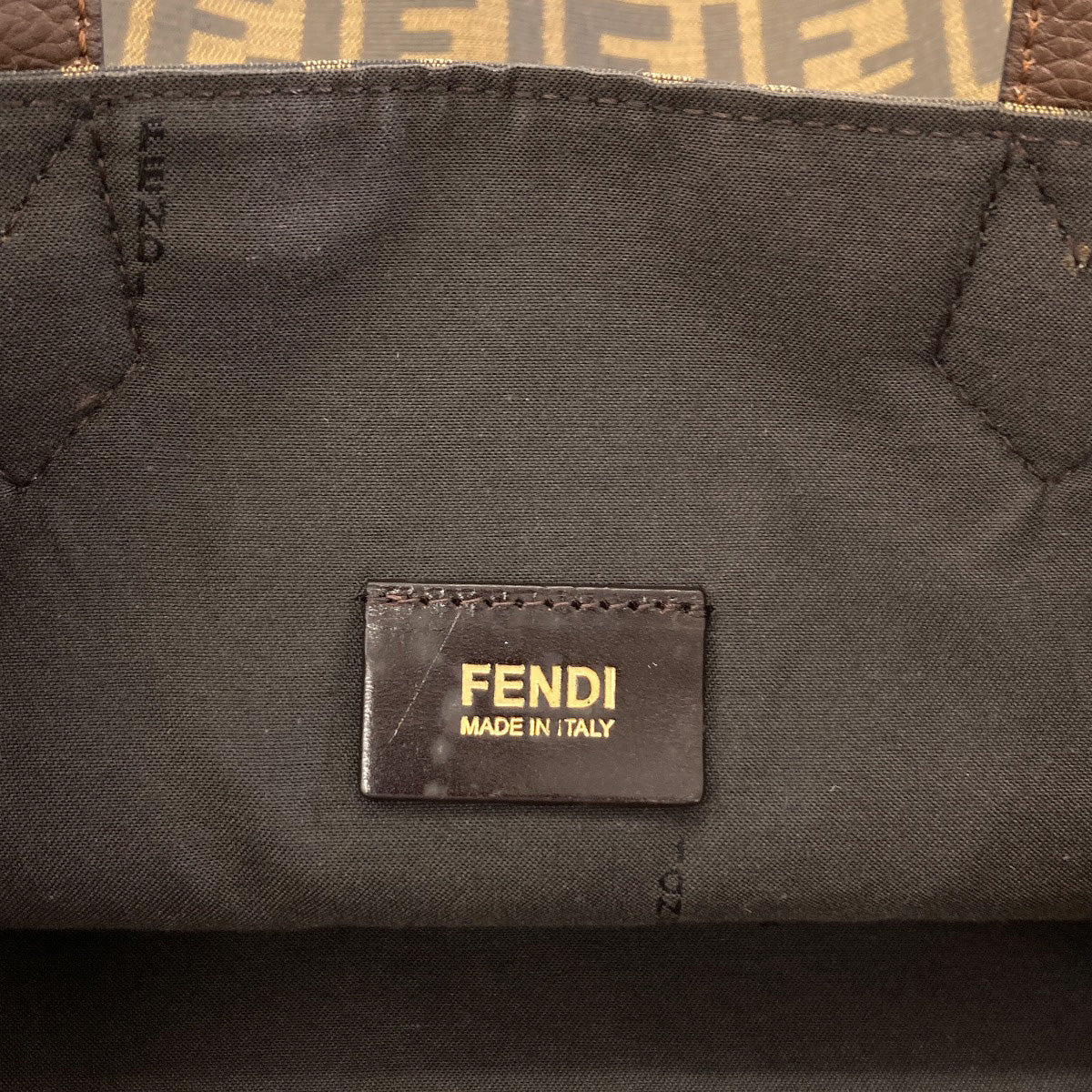 FENDI Zucca pattern Tote Bag Canvas Ladies [Used]