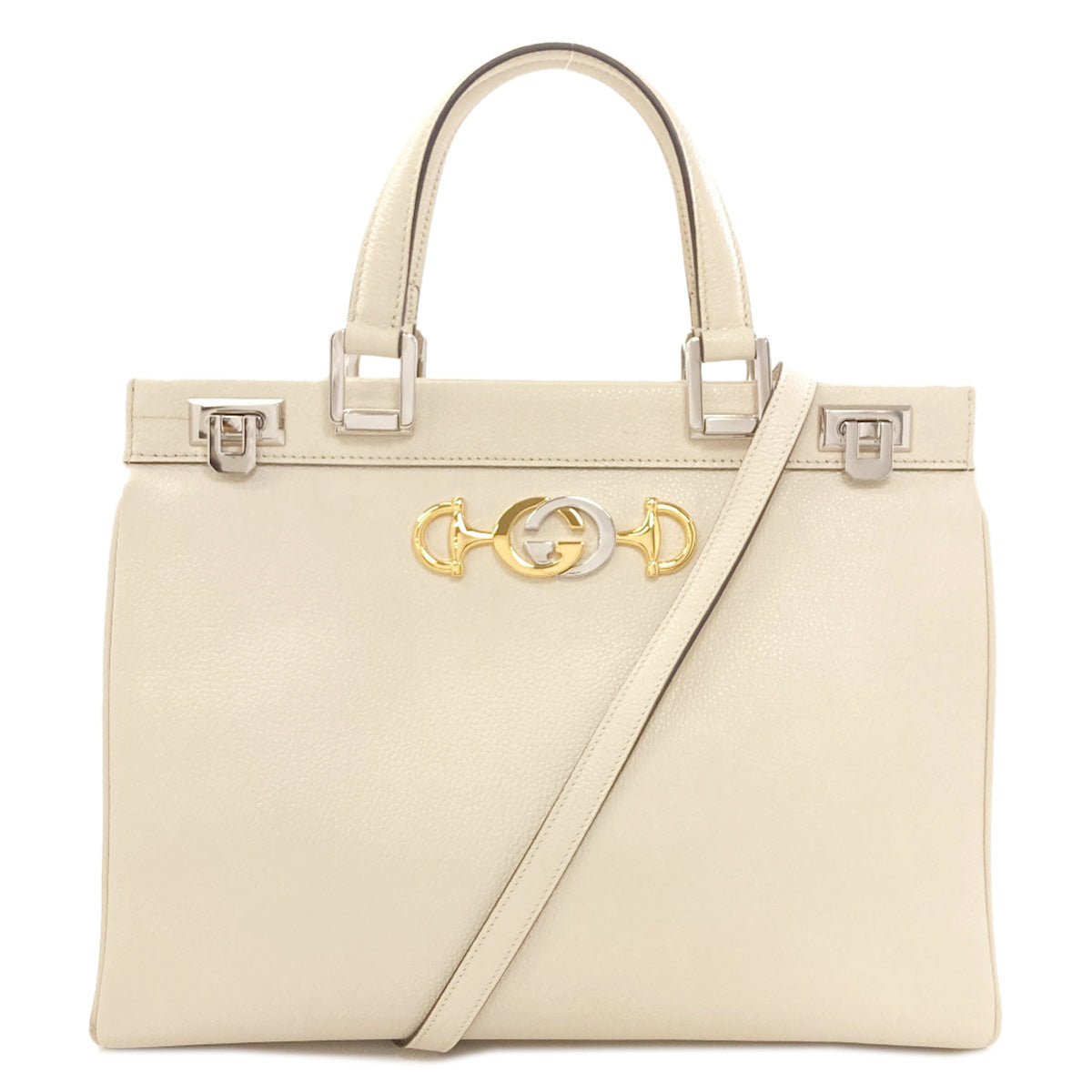 GUCCI 564714 Zumi Medium Top Handle 2-Way Bag Handbag Calf Ladies [Used]